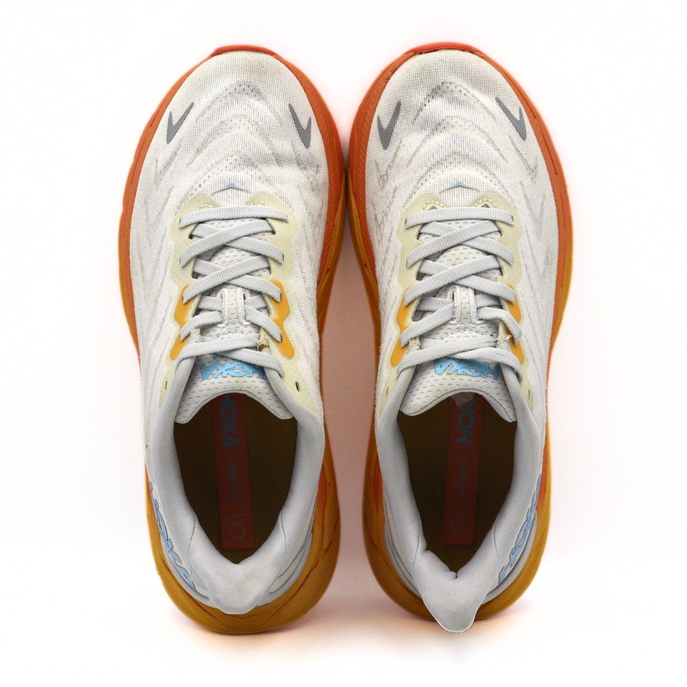 Hoka Arahi 6 Running Shoes Womens 8 Orange Good Stability Sneakers Athletic - Picture 7 of 15